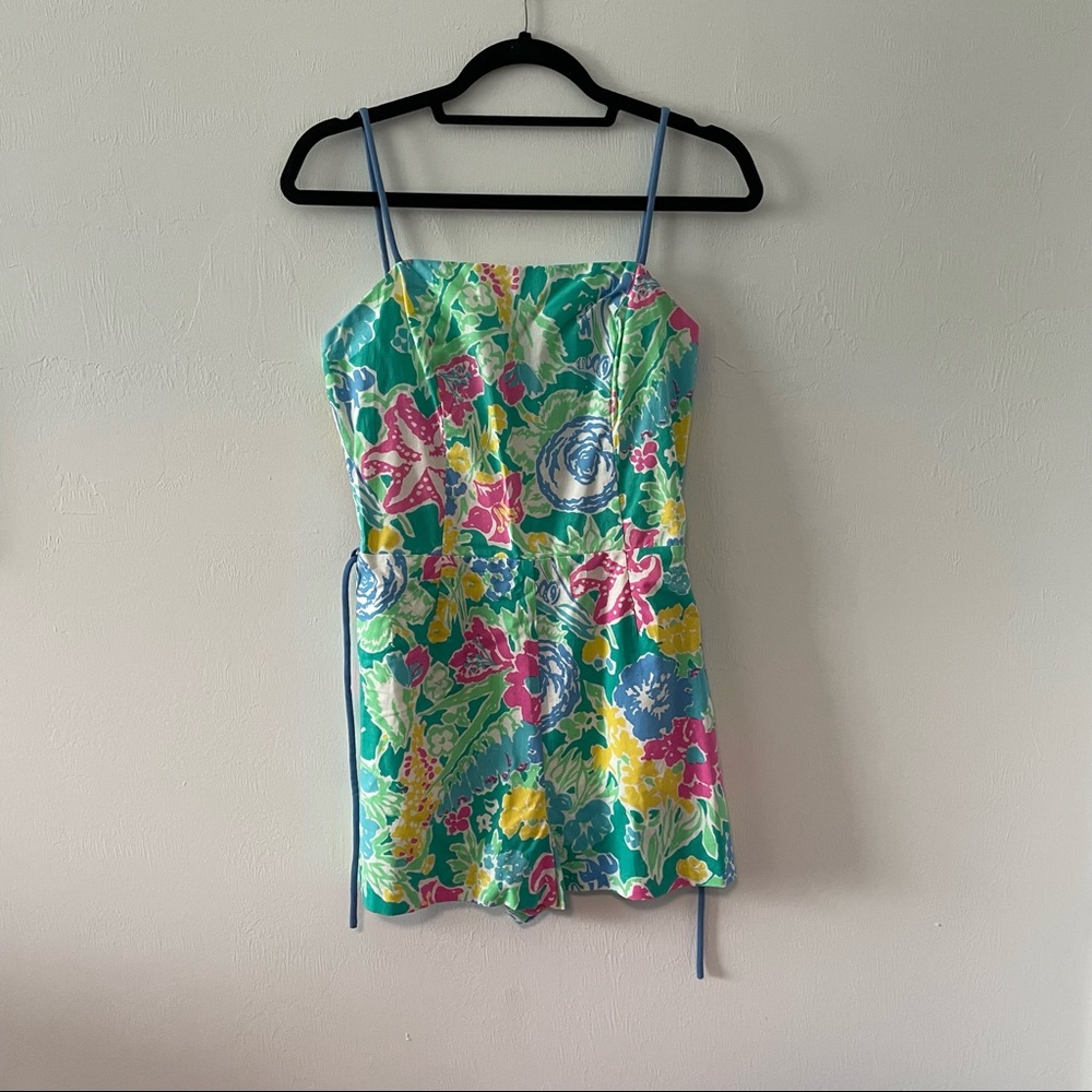 Vintage Sea Waves Playsuit